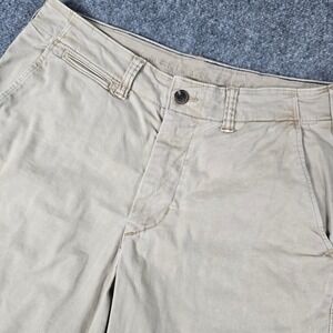 American Eagle Mens Khaki Shorts NE(X)T Level‎ Flex Size 31 Flat Front Casual
